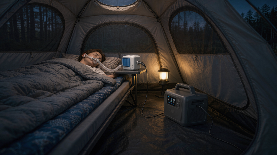 How to Power a CPAP Machine While Camping: Power Station Sizing Guide 2026