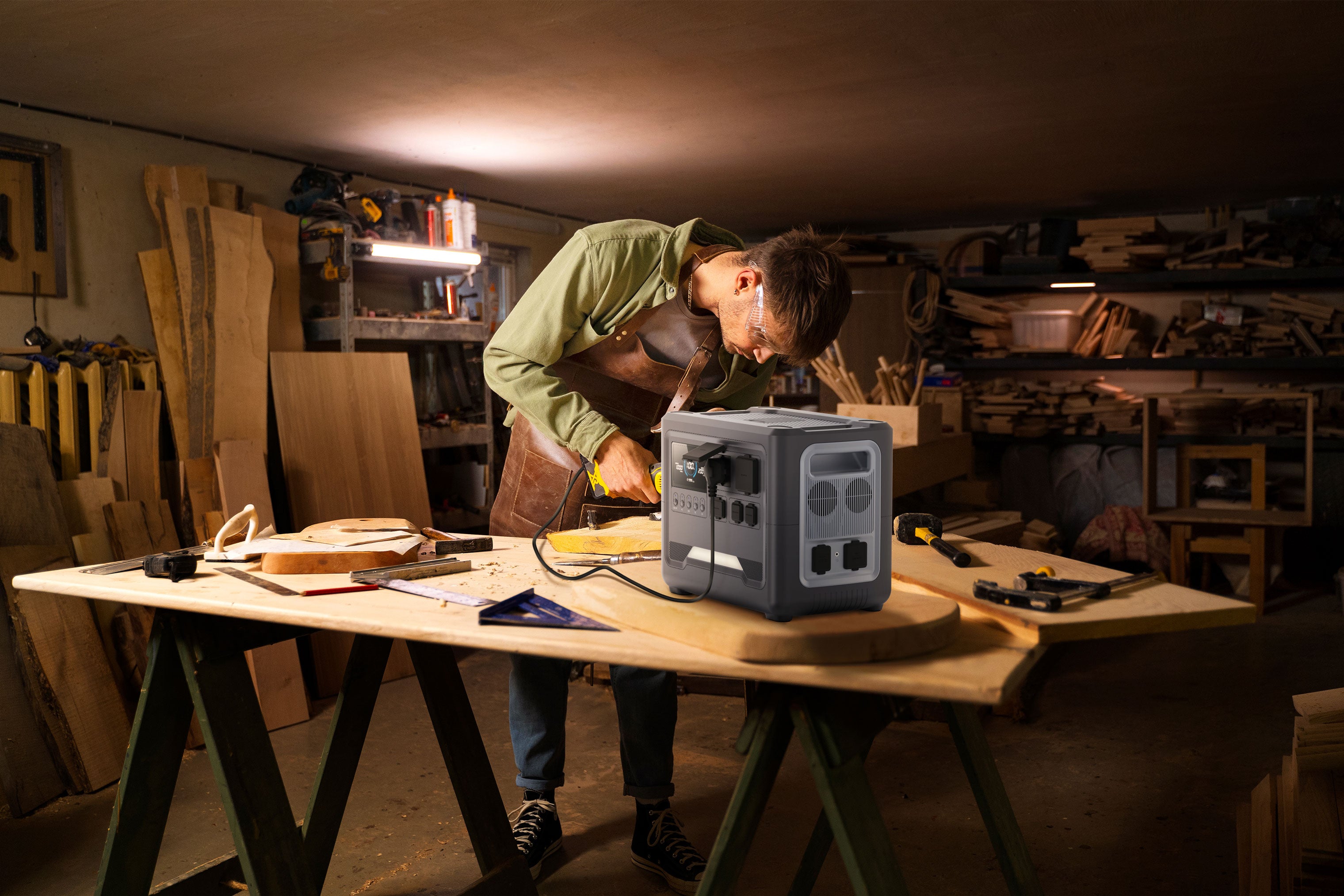 Compact and powerful: 2048Wh capacity,1800W output.