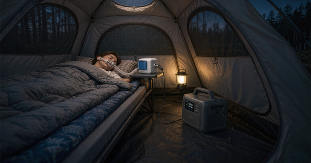 How to Power a CPAP Machine While Camping: Power Station Sizing Guide 2026
