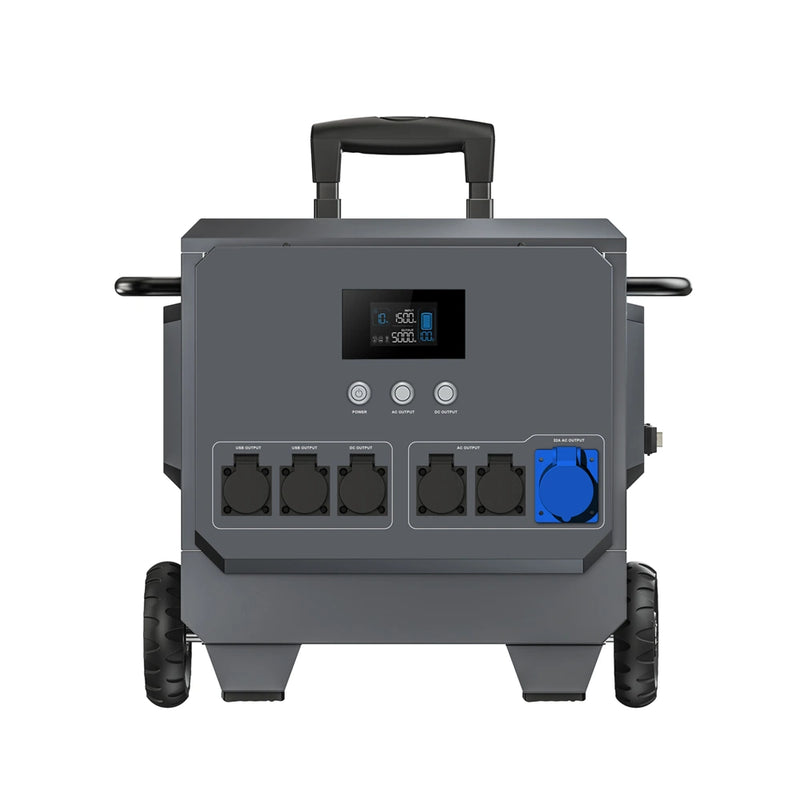 Battery Storage Power Station with LCD Display