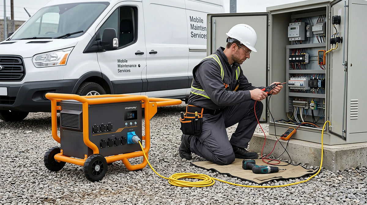 iFORWAY M5003 portable power station for mobile maintenance and field service