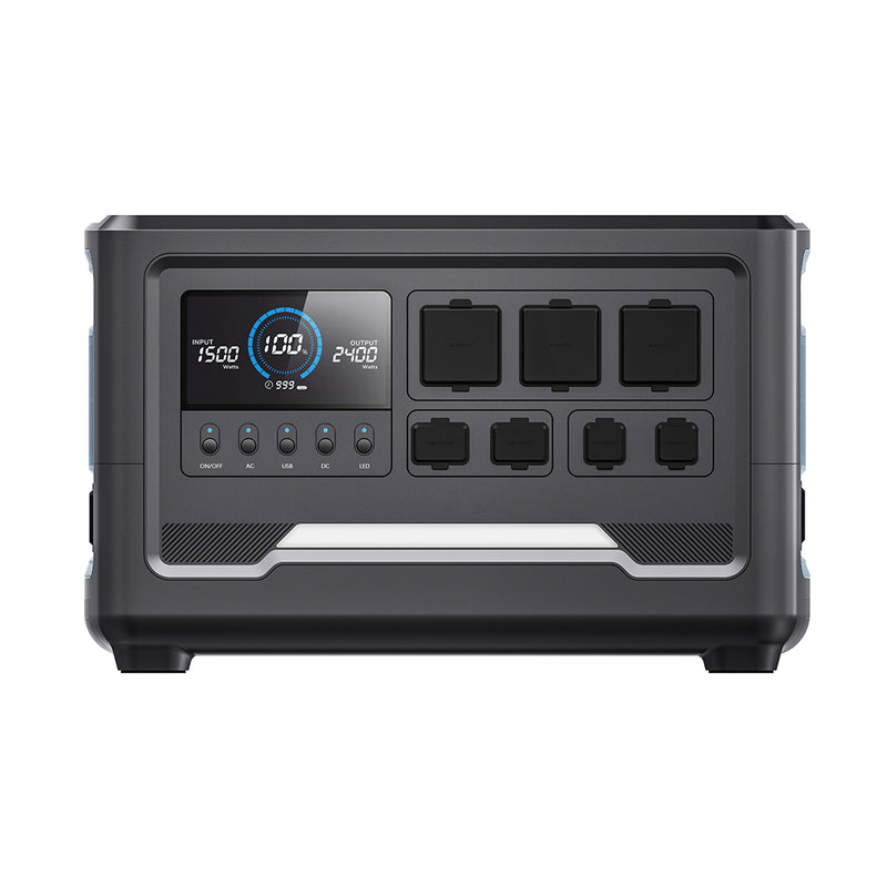 Battery Storage Power Station with LCD Display