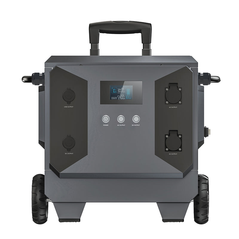 Battery Storage Power Station with LCD Display