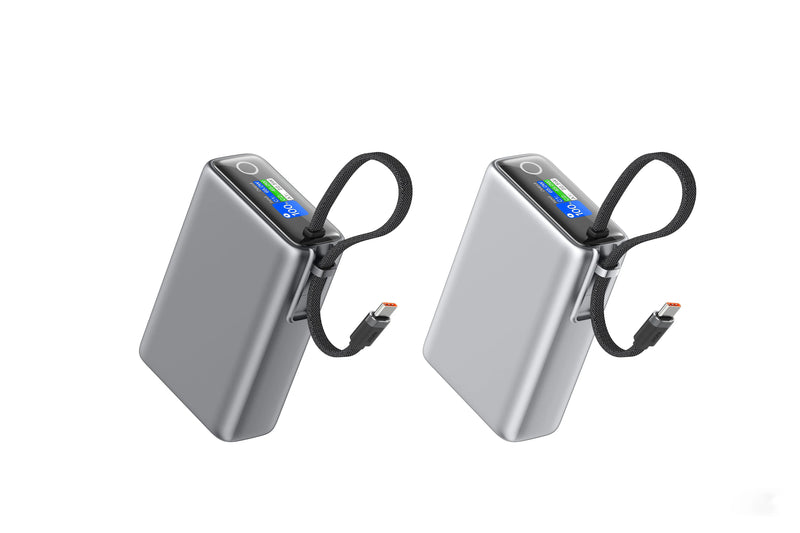 Power Bank with Built-in Cables