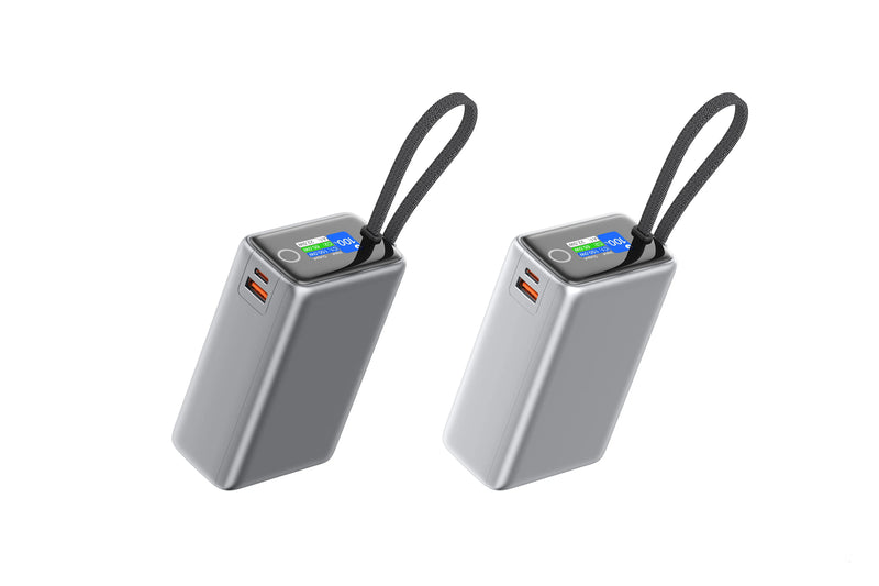 Power Bank with Built-in Cables