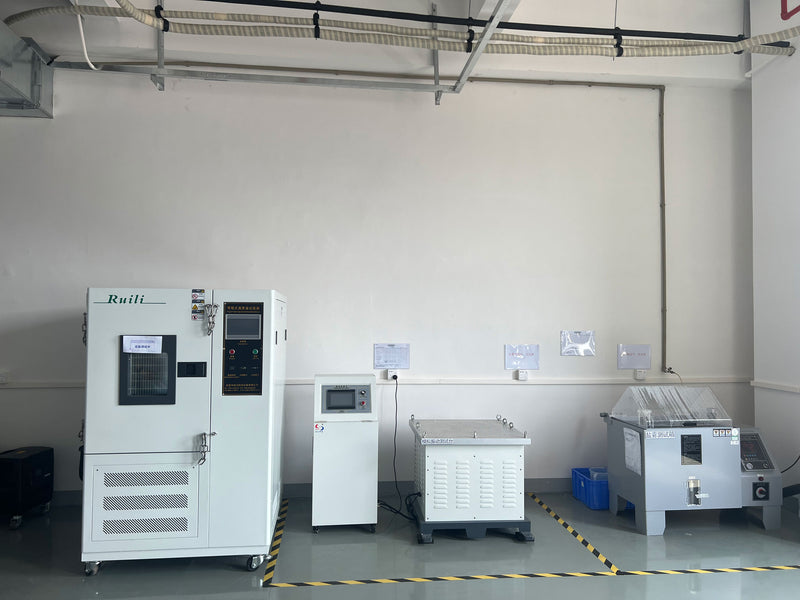 iFORWAY laboratory overview showing multiple reliability test chambers