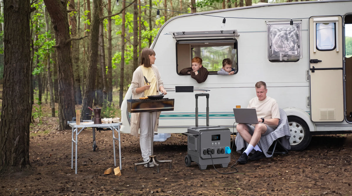 iFORWAY portable power station for family RV camping and outdoor power